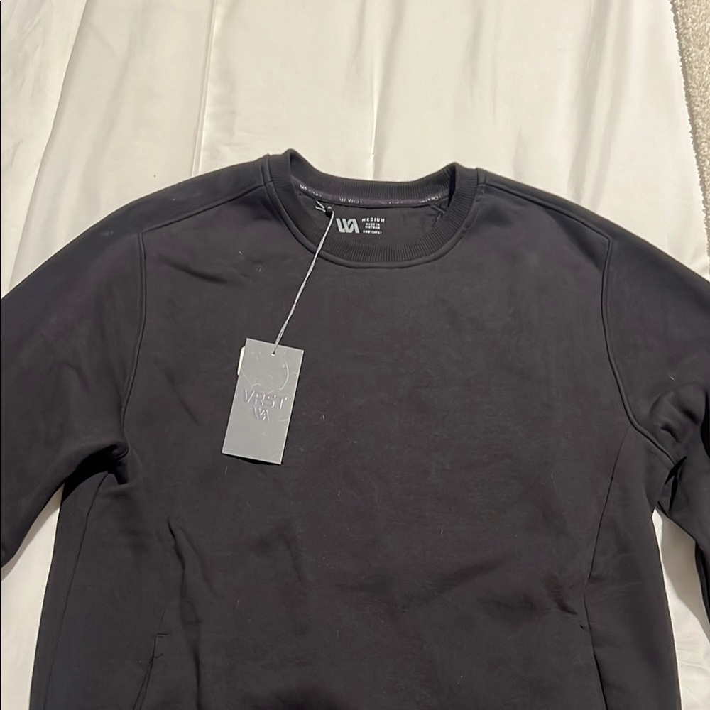lululemon athletica Black Crewneck Sweater